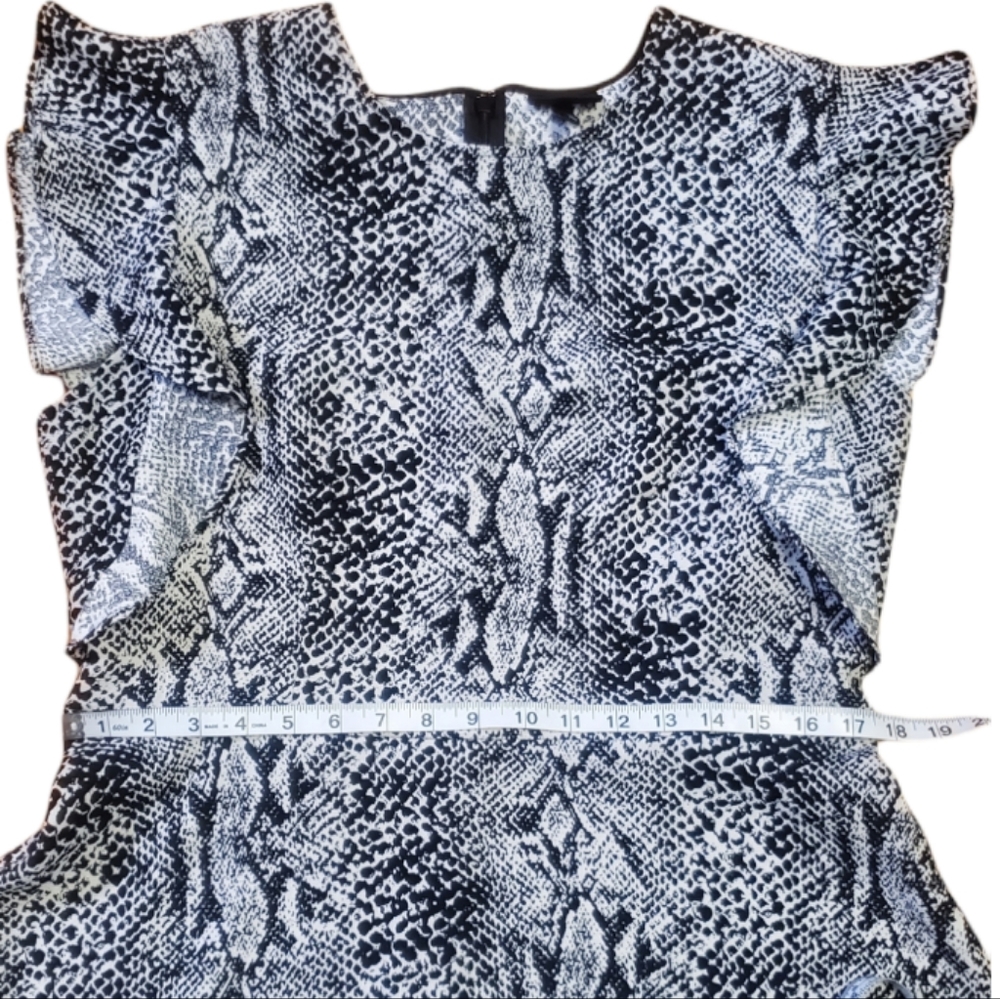 Who what wear snake skin print dress size large - Picture 8 of 9